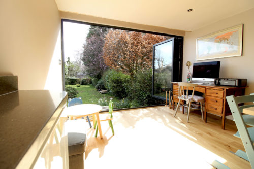 single storey extension Sheffield High Trees - before